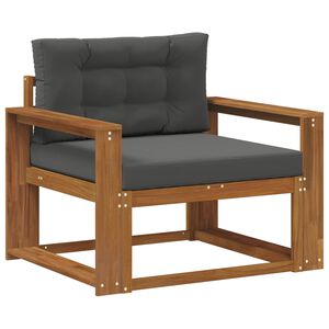 vidaXL Outdoor Mittelsofa Natur