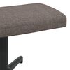 vidaXL Relaxsessel mit Hocker Taupe Stoff