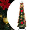 vidaXL K&uuml;nstlicher Weihnachtsbaum Gr&uuml;n 120 cm PVC