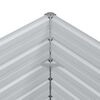 vidaXL Garten-Hochbeet 160x80x77 cm Verzinkter Stahl Silbern