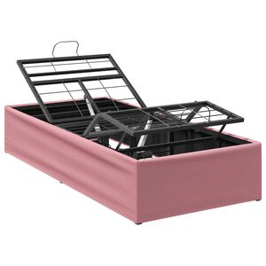 vidaXL Elektrisch verstellbares Bettgestell Rosa 200 x 70 x 33,5 cm