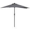 vidaXL Garten-Sonnenschirm Anthrazit 294 x 150 x 223 cm