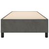 vidaXL Boxspringbettgestell Dunkelgrau 90x190 cm Samt