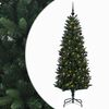 vidaXL K&uuml;nstlicher Weihnachtsbaum mit Kugel 120 cm 150 LEDs