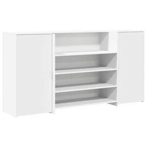 vidaXL Empfangstresen Wei&szlig; 200 x 50 x 103,5 cm Holzwerkstoff