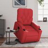 vidaXL Massagesessel mit Aufstehhilfe Rot Kunstleder