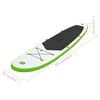 vidaXL Aufblasbares Stand Up Paddle Board Set Grün und Weiß