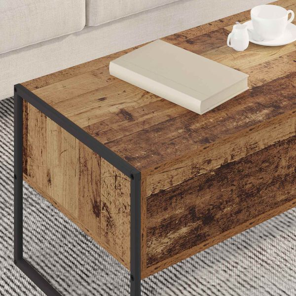 vidaXL Couchtisch Altholz 100 x 46 x 40 cm Holzwerkstoff