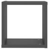 vidaXL Würfelregale 2 Stk. Grau 30x15x30 cm