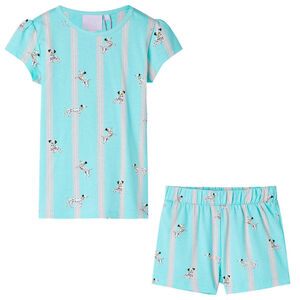 Kinderpyjama mit Kurzen &Auml;rmeln Ecru 104