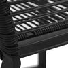 vidaXL 9-tlg. Garten-Essgruppe PVC Rattan Schwarz