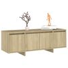 vidaXL TV-Schrank Sonoma-Eiche 120x30x40,5 cm Holzwerkstoff