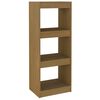 vidaXL B&uuml;cherregal/Raumteiler Honigbraun 40x30x103,5 Massivholz Kiefer