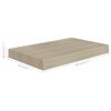 vidaXL Schwebende Wandregale 2 Stk. Eichefarben 40x23x3,8cm MDF