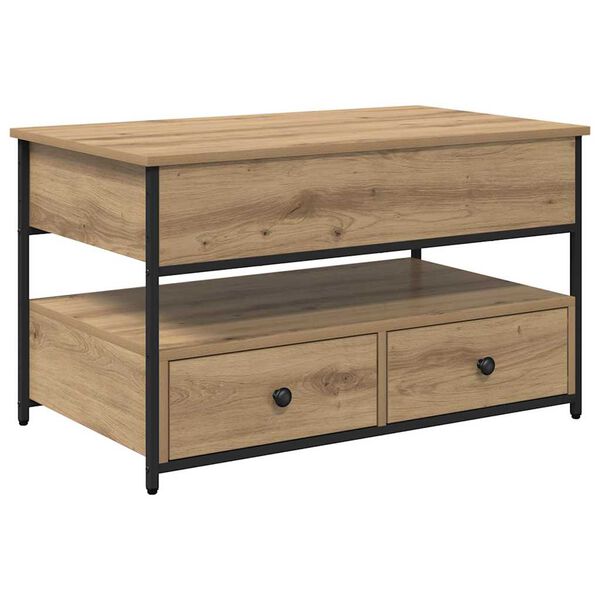 vidaXL Couchtisch Artisan-Eiche 85 x 50 x 50 cm Holzwerkstoff