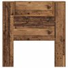 vidaXL Kopfteil mit Regal Altholz 100 x 15 x 103,5 cm Holzwerkstoff