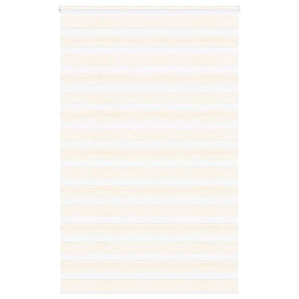 vidaXL Doppelrollo Marmorbeige 145x230cm Stoffbreite 140,9 cm Polyester