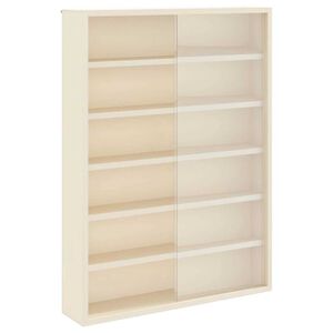 vidaXL Wanddisplay-Case mit Regal Beige 40 x 8,5 x 54 cm Sperrholz