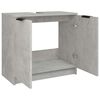 vidaXL Badschrank Betongrau 64,5x33,5x59 cm Holzwerkstoff
