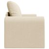 vidaXL Schlafsofa 60cm Creme Stoff