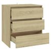 vidaXL Sideboard Sonoma-Eiche 70x41x75 cm Holzwerkstoff