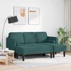 vidaXL Sofa Set mit Kissen 2 pcs Dunkelgr&uuml;n Polyester