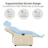 vidaXL Relaxsessel mit Aufstehhilfe Elektrisch Creme Stoff
