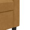 vidaXL 2-Sitzer-Sofa Braun 120 cm Samt