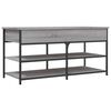vidaXL Schuhbank Grau Sonoma 100x42,5x50 cm Holzwerkstoff
