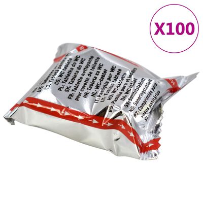 vidaXL Toilettenreinigungs-Tabletten 100 Stk. Urinalreiniger