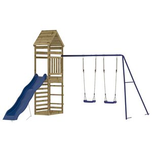 vidaXL Spielturm Impr&auml;gniertes Kiefernholz