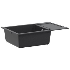 vidaXL K&uuml;chensp&uuml;le Einbecken Granit 78 x 50 x 20 cm Graphit
