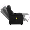 vidaXL Massagesessel mit Kissen Schwarz 93,5 x 67,5 x 101,5 cm Stoff