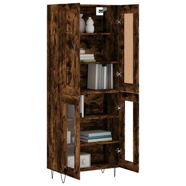 vidaXL Highboard R&auml;uchereiche 69,5x34x180 cm Holzwerkstoff