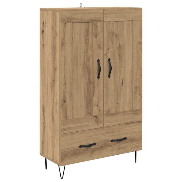 vidaXL Highboard Artisan-Eiche 69,5 x 31 x 115 cm Holzwerkstoff
