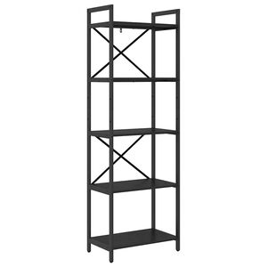 vidaXL B&uuml;cherregal 5 Ebenen 56 x 34 x 171 cm Holzwerkstoff