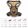 vidaXL Hundegeschirr mit Leine & Halsband Verstellbar Braun S