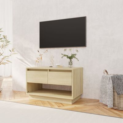 vidaXL TV-Schrank Sonoma-Eiche 70x41x44 cm Holzwerkstoff