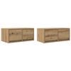 vidaXL TV-Schr&auml;nke 2 Stk. Artisan-Eiche 60x31x25,5 cm Holzwerkstoff