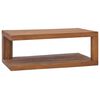vidaXL Couchtisch 90x50x35 cm Teak Massivholz