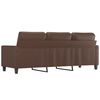vidaXL 3-Sitzer-Sofa Braun 180 cm Kunstleder