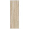 vidaXL Wand-Schuhschr&auml;nke 2 Stk. Sonoma-Eiche 80x18x60cm Holzwerkstoff