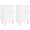 vidaXL Sideboards 2 Stk. Wei&szlig; 40x35x70 cm Holzwerkstoff
