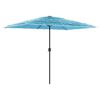 vidaXL Sonnenschirm mit Stahlmast Blau 300x200x250 cm