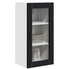 vidaXL K&uuml;chenschrank 2 pcs Schwarz 40 x 31 x 80 cm Holzwerkstoff