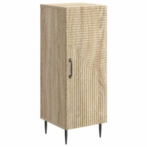 vidaXL Sideboard Sonoma-Eiche 33 x 34,5 x 89,5 cm Holzwerkstoff