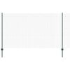 vidaXL Schwei&szlig;drahtzaun mit Pfosten 10 x 1,4 m PVC-beschichteter Stahl
