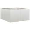 vidaXL Pflanzk&uuml;bel 80x80x40 cm Edelstahl