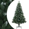 vidaXL K&uuml;nstlicher Weihnachtsbaum 120 cm PVC und Metall Gr&uuml;n