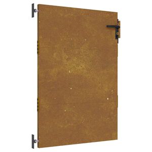 vidaXL Gartentor 85x125 cm Cortenstahl